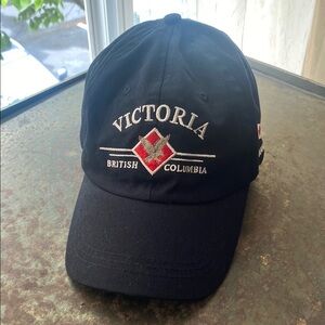 Canadian Clothing Co. Victoria British Columbia Embroid Black Cap Velcro Back